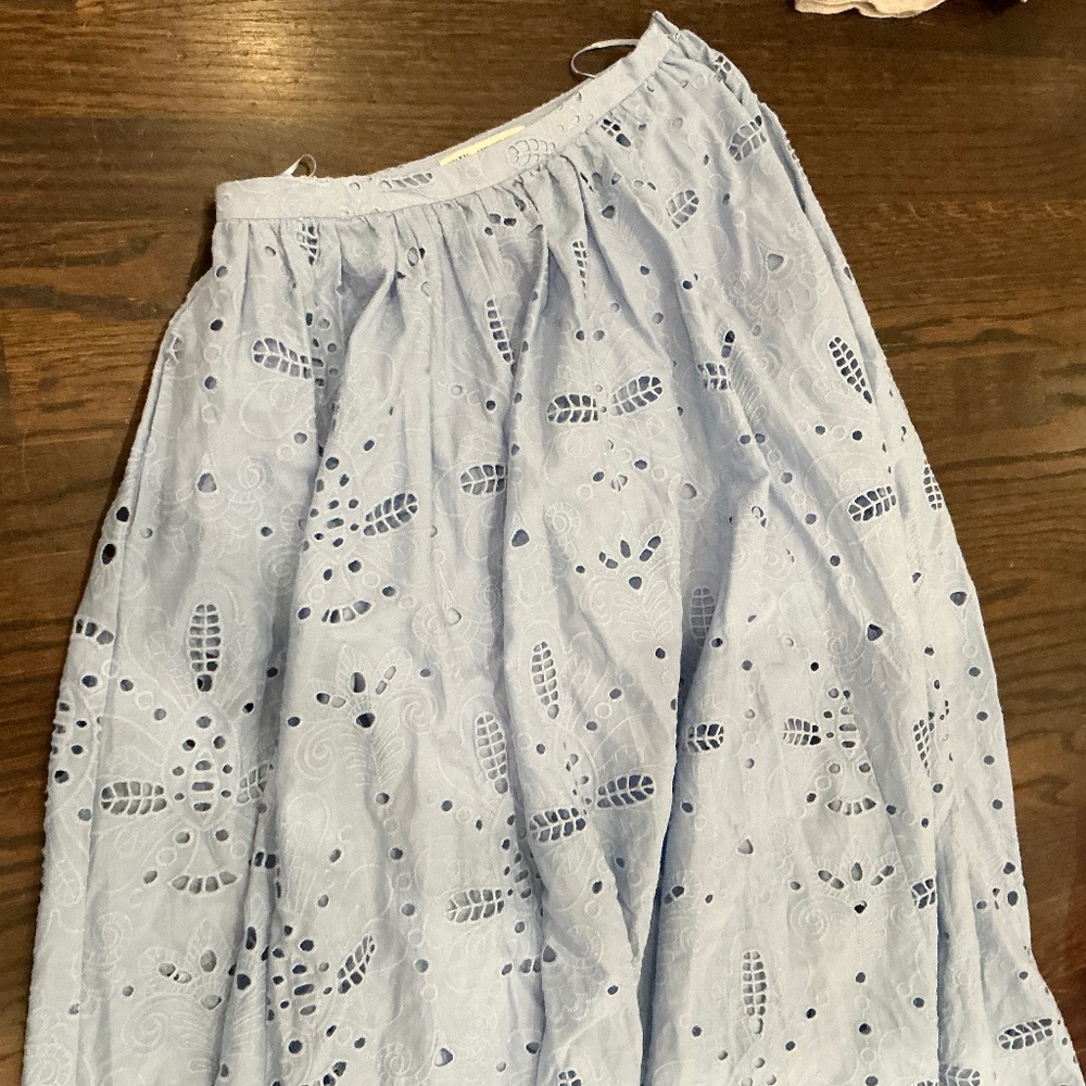 BLUE MAXI ZARA SKIRT